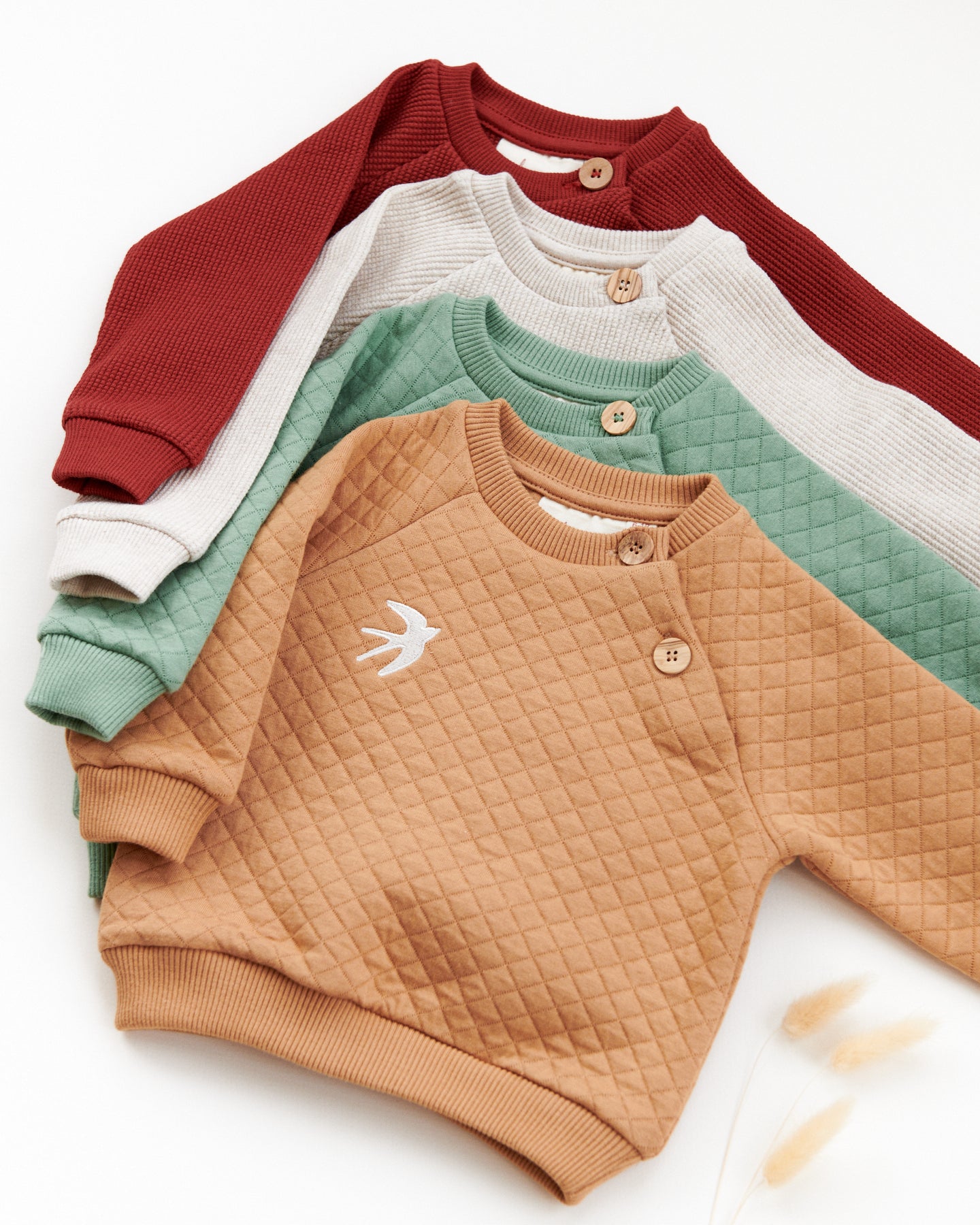 LOU - Le Pull pour bébé : douceur et anti-Ventre à l'Air - mixte