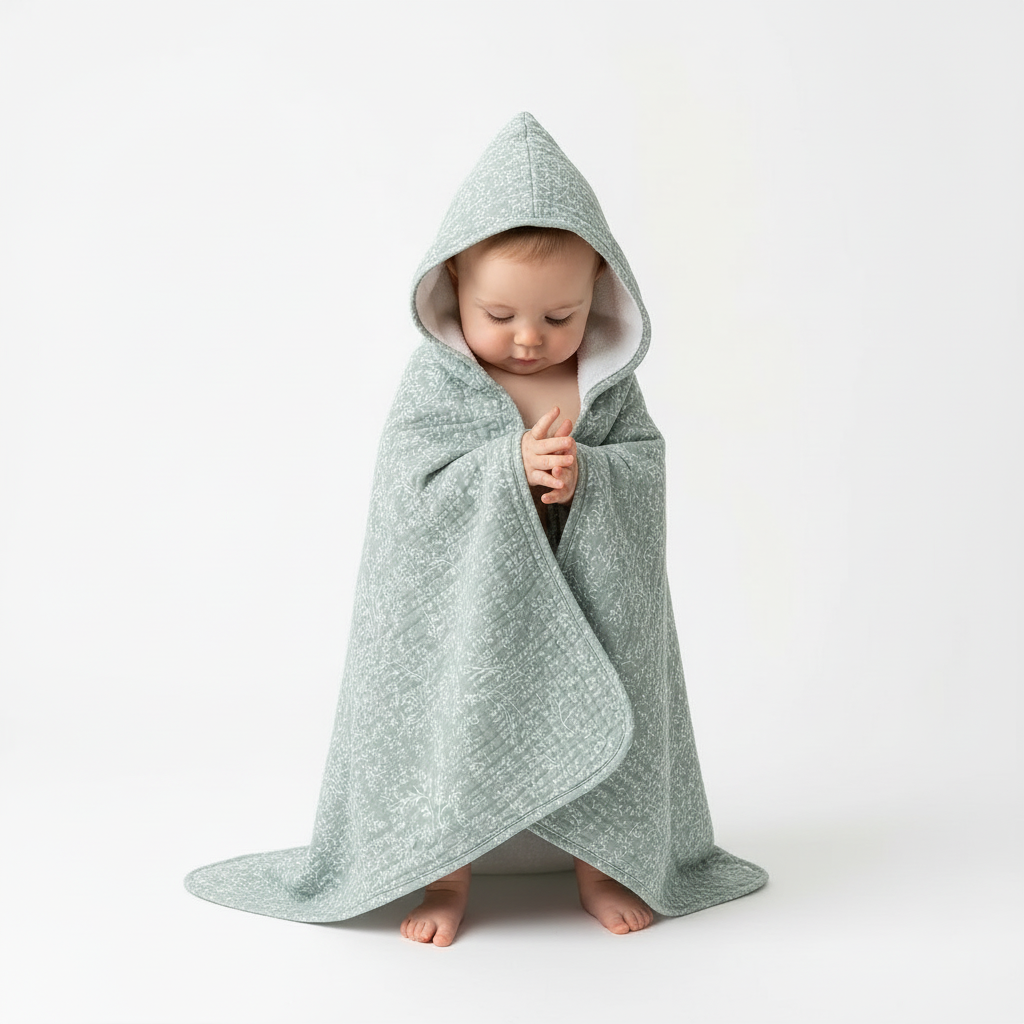 NOUR - La Cape de bain Bébé Durable