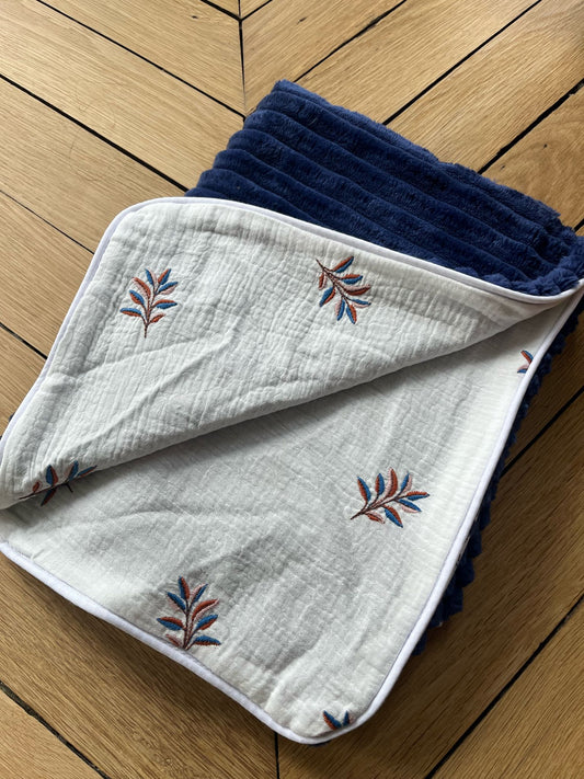 CÉLESTE - La Couverture Bébé Ultra Douce | BLEU NUIT