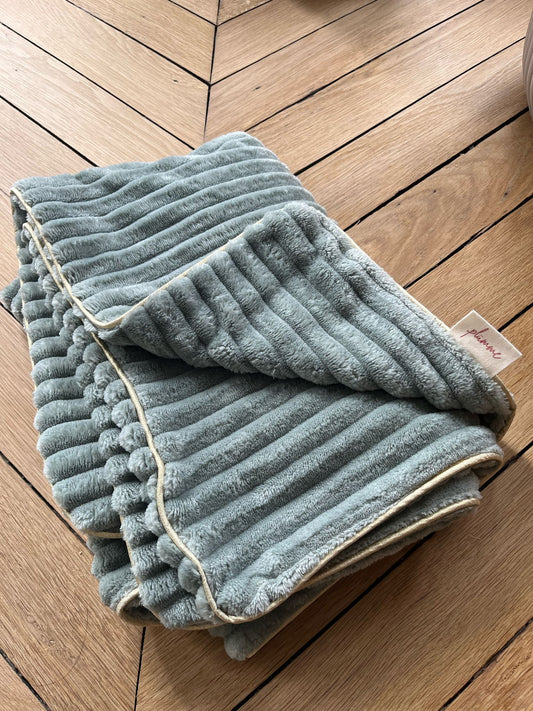 CÉLESTE - La Couverture Bébé Ultra Douce | VERT & VERT