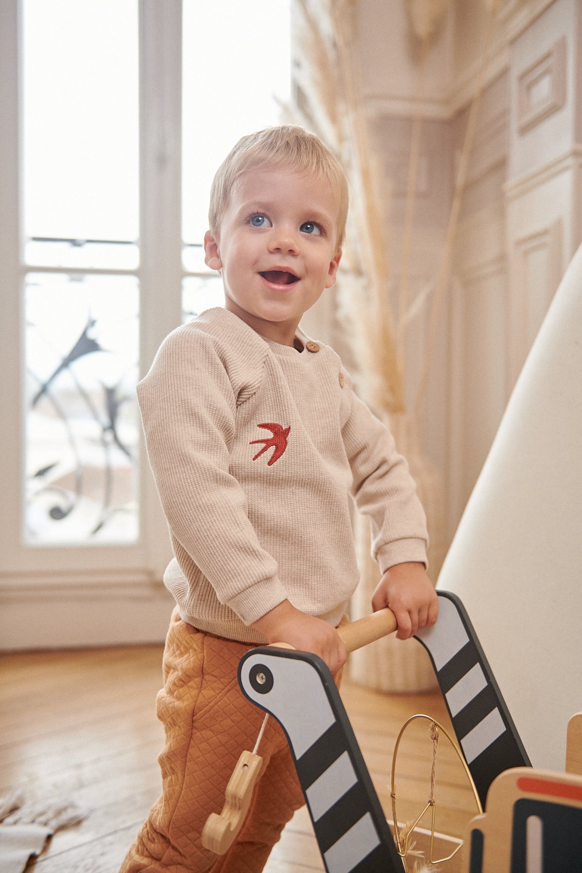 NOUR - Le Pull Bébé | ECRU