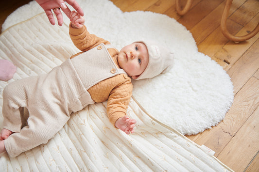 SASHA - La Salopette Bébé - Gaufre