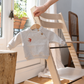 LOU, le pull bébé en coton gaufré