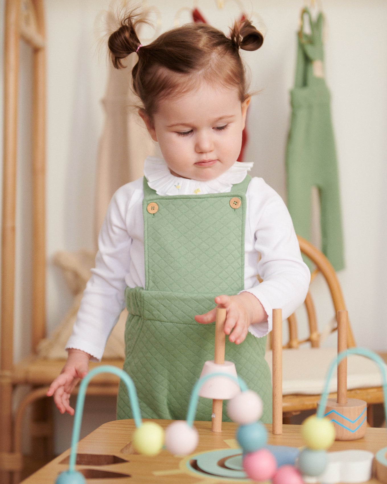 SASHA - La Salopette Bébé - Matelassé