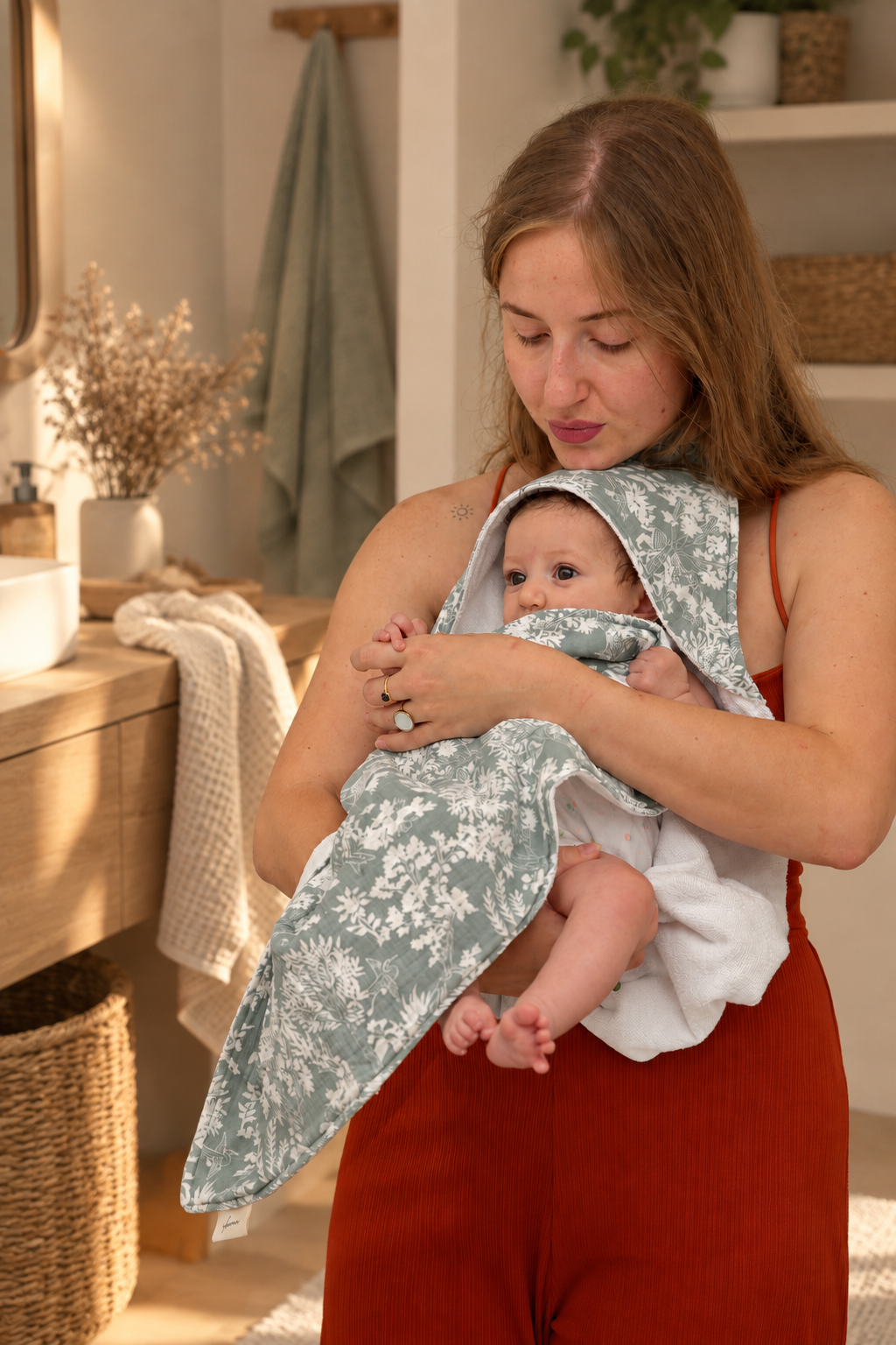 NOUR - La Cape de bain Bébé Durable