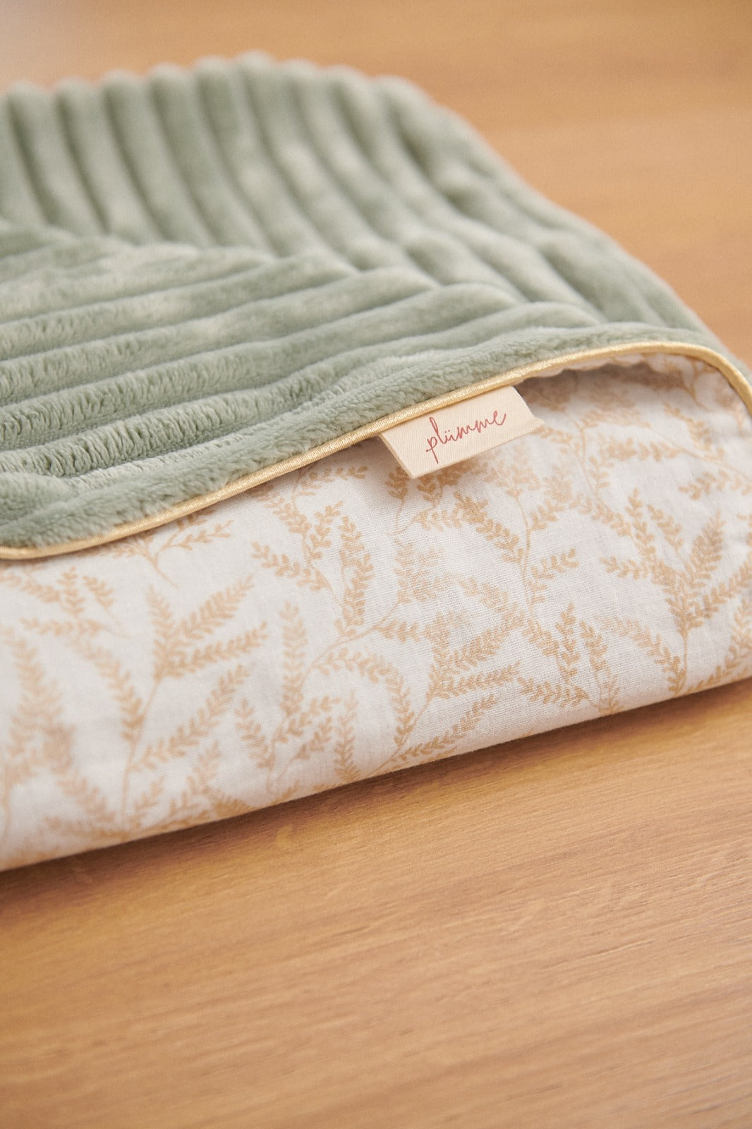 CÉLESTE - La Couverture Bébé Ultra Douce | VERT & Blé