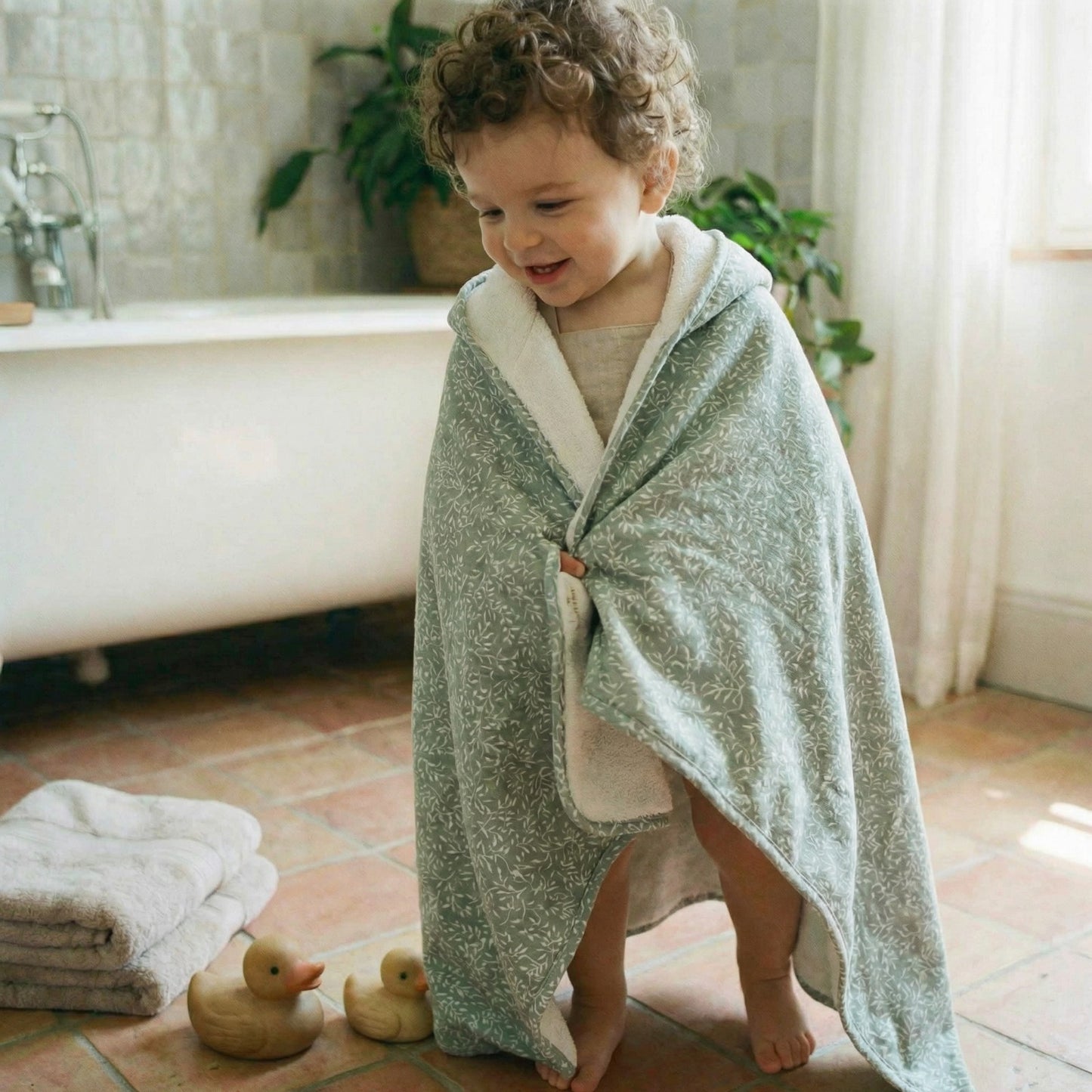 NOUR - La Cape de bain Bébé Durable