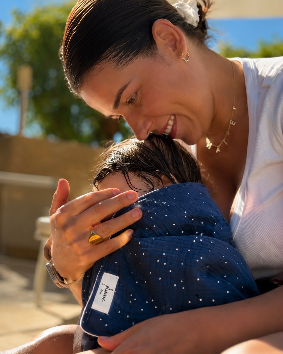 NOUR - La Cape de bain Bébé Durable