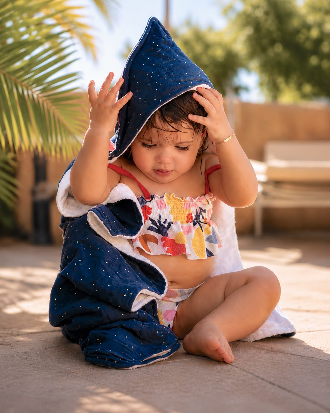 NOUR - La Cape de bain Bébé Durable