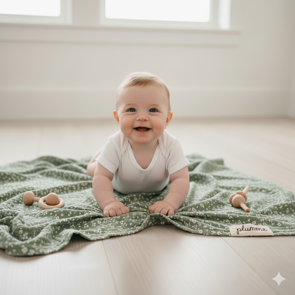 CHARLIE - Le Lange Bébé | Vert Poétique