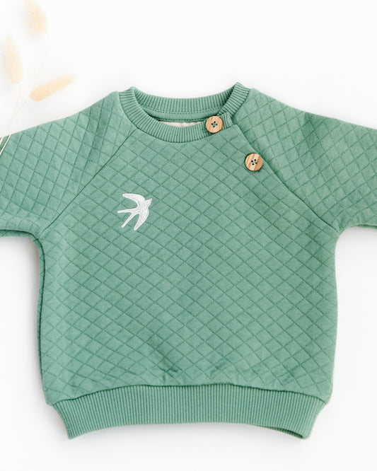 NOUR - Le Pull Bébé | VERT D'EAU