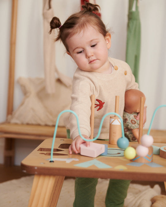 NOUR - Le Pull Bébé | ECRU
